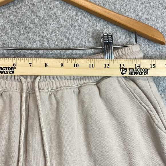 Aeropostale athletic shorts tan M drawstring comfy elastic baggy sweatshirt - Picture 3 of 10